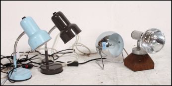 A collection of four retro 20th century