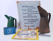 AUTOMOBILIA: A collection of assorted vintage Automobilia and transport related items to include a