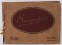 STANSFIELD BROUN PHOTO ALBUM: A fascinating post First World War era photograph album,