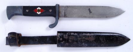 HITLER YOUTH DAGGER: An original WWII Second World War era Third Reich Nazi Hitler Youth Dagger.