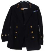 ROYAL NAVY: An original likely WWII era Chief Petty Officers Royal Navy uniform jacket.
