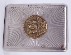CIGARETTE CASE: An unusual 20th century WWII era Third Reich cigarette case.