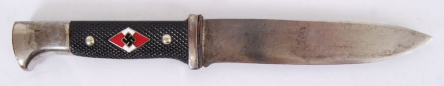HITLER YOUTH KNIFE: A German Nazi Third Reich Hitler Youth dagger by Friedrich Herder Abraham Sohn,