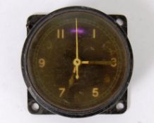 SPITFIRE CLOCK: A rare WWII Second World War era Spitfire aircraft gauge clock.