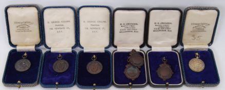 MEDALS: A collection of 6x medals, all awarded to a Mr Mason from Eltham College.
