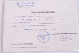THIRD REICH EPHEMERA: A good assorted collection of WWII German / Nazi / Third Reich related