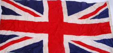 UNION FLAG: An original vintage silk Union Flag.