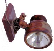 CAR LIGHT: A vintage unusual classic car ' Stadium ' Auto Spoolyte lamp. British Made.