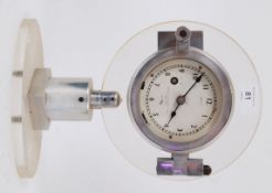 BULKHEAD CLOCK: A 20th century Admiralty pattern cased ships bulkhead clock made by Samuel Lee