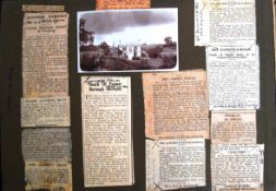 STANSFIELD BROUN PHOTO ALBUM: A fascinating post-WWI 1920's - 1940's photograph album / part scrap