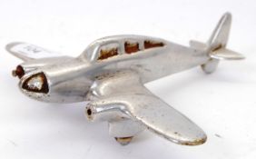 WWII ALLOY MODEL PLANE: A WWII Second World War era apprentice piece model of a wartime aircraft