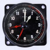 SMITHS MKII COCKPIT CLOCK: An original WWII Second World War era Smiths MkII 8 day clock.