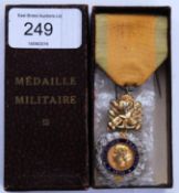 MEDAILLE MILITAIRE: A WWI French Medaille Militaire ( 2nd Empire Military merit of Valour) 1870 -