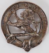 SILVER EMBLEM: An unusual large sized badge / emblem,