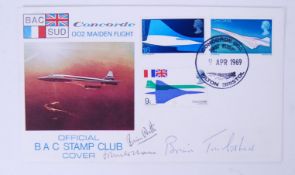 CONCORDE: An original 1969 Concorde ' Maiden Flight ' FDC First Day Cover from Concorde 002.