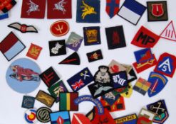 PATCHES: A good varied collection of assorted British cloth Formantion Badges / Patches,