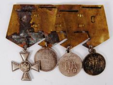 CRIMEAN WAR: A reproduction Crimean War medal group; The group,