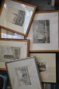 A collection of framed and glazed Bristol related prints / lithographs / etchings by artists such