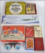 A collection of games to include playing cards - Rush Hour, Lexicon, Fairy Tale playing cards,