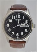 A good Citizen Ecodrive gentlemans wristwatch with black face,