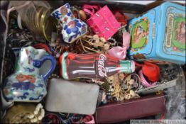 A large collection of costume jewellery to include brooches, necklaces, bracelets, bangles,