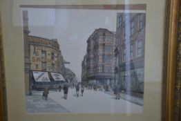 2 framed and glazed Bristol Series Limited prints ,