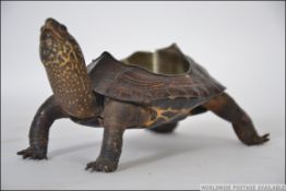 A stunning Victorian taxidermy Terrapin ashtray,