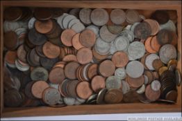 A good collection of vintage and mid century decimal and pre-decimal coins,