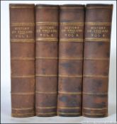 Vol 1 to Vol 4 of a The Comprehensive History of England Civil and Military printed by Blackie and