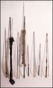 A collection of fishing rods - boat rods to include Shakespeare Serpent, Shakespeare Ugly Stik,