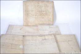 A collection of 19th century indentures all relating to the Gloucester area