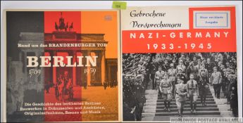 Two vinyl records the first being Gebrochene Verspechungen ( Broken promises ) Nazi Germany 1933 -