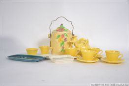 A Wade Heath Walt Disney Licensed childs tea service complete with the teapot together with a