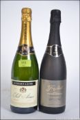 Two bottles of uncorked Champagne to include a Freixenet 2007 Vintage Especial and another.