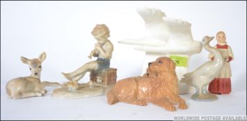 A collection of ceramics to include Royal Doulton Going Home HN3527, Royal Doulton Choir Boy HN3141,