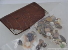 A collection of vintage gentlemans cufflinks to include 9ct gold, 9ct gold on silver, gold plated,