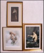 3 x prints , framed and glazed , some limited .