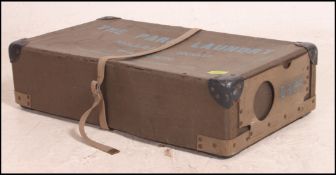 A 1950's vintage / retro laundry box complete with the original notation for the Park Laundry of