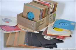 A collection of 45rpm vinyl records to include various genres with artists such as Ken Booth,