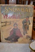 An original 1950's vintage Webbs Snowball Flour advertising poster - ' Veribest ' Found behind a