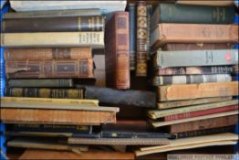 A large collection of antiquarian and vintage books - various titles to include some art related,