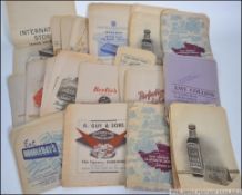 A fabulous collection of vintage shop advertising bags from the 1950's / 1960's.