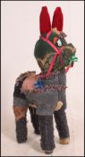A retro vintage 1970's patchwork donkey .