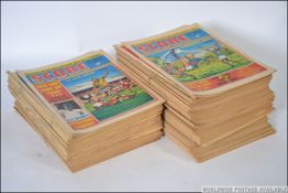 A collection of retro comic books dating from the 1970's to include Striker,