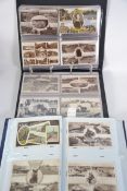 UK Postcards. Two albums of multi topographical views.