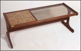 A G plan teak coffee table of rectangular form,