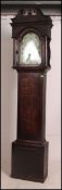 A 19th century West Country oak longcase grandfather clock by JN Chance of Chepstow.