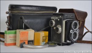 MICROCORD CASED CAMERA a Microcord MPP Camera, the lenses by Ross of London. In it's original case.