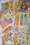 A collection of retro comic books dating from the 1970's to include Tornado, Victor,