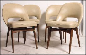 An excellent set of 4 retro dining chairs.